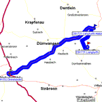 Karte 2: Langfurth - Matzmannsdorf - Dinkelsbühl